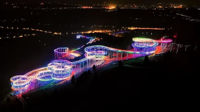 五一嚟肥城桃源勝境，玩到癲啦
