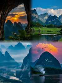 桂林山水唔係濾鏡，係上帝打翻嘅調色盤！