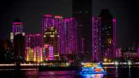 璀璨都市夜景指南武昌江灘吹吹風+賞燈光秀