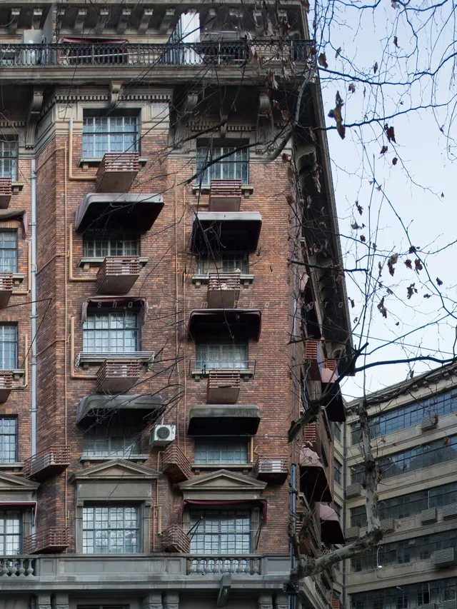 武康大樓-正面和背面 武康大樓-正面和背面