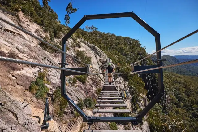 This is a once-in-a-lifetime experience! The world's first cliff park is now open