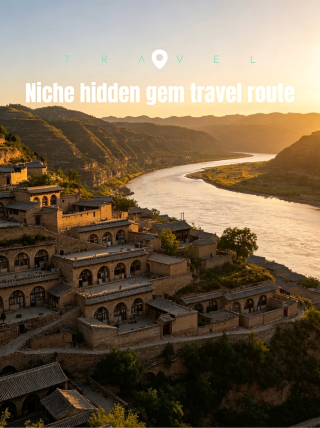 Qikou Ancient Town | A hidden gem in western Shanxi by the Yellow River, a thousand-year-old cave dwelling town that will take your breath away