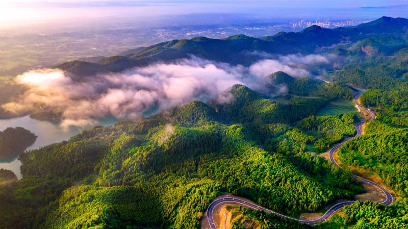 국경절에 이 충칭의 작은 도시로 오세요. 천년 고현, 모란의 고장이 여러분을 환영합니다