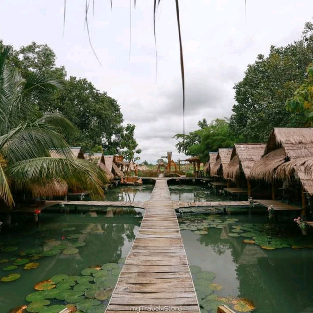 ร้านอาหารบรรยากาศบ้านทุ่ง สุขปลายนา กาฬสินธุ์