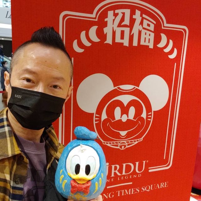 時代廣場米奇唐老鴨可新年