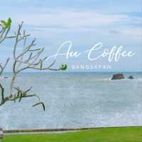 ลากแฟนไปคาเฟ่ริมทะเลที่บางสะพานสวยๆ au cafe