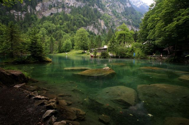 瑞士Blausee Natural Park (藍湖自然公園)