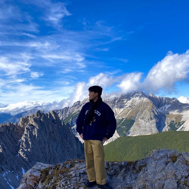 거대하고 아름다운 알프스 산맥에 압도되다, 노르트케테🏔️