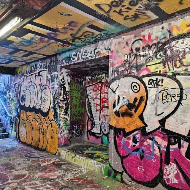 悉尼大學校園內的塗鴉隧道🎨🎭