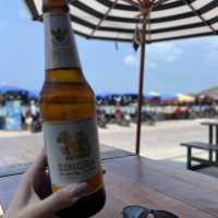 【ラン島】ビーチを目の前にシーフードレストランでランチ