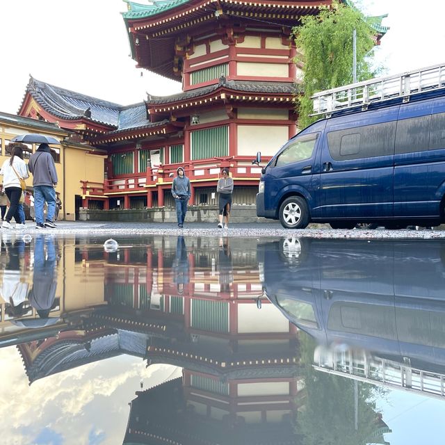 축제가 펼쳐지는 시노바즈노이케 변천당