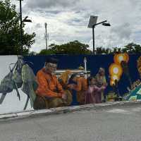 New and vibrant art murals @ teluk intan