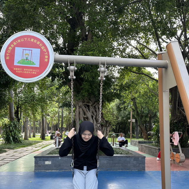 Huge Nanhu Park full of activities 