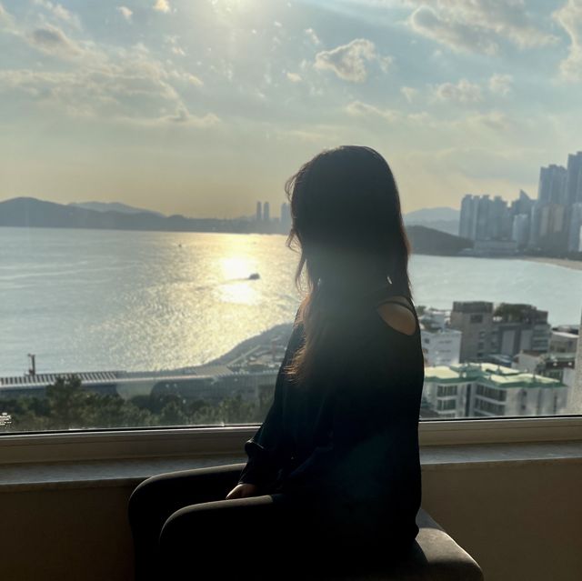 바다전망에 넋 놓는 해운대 일루아호텔