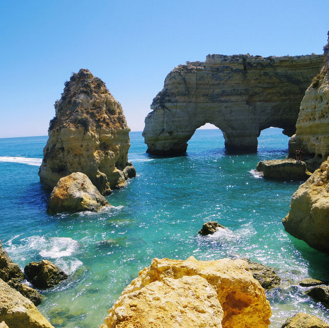 【絶景】ポルトガルの美しいビーチ！Praia da Marinha