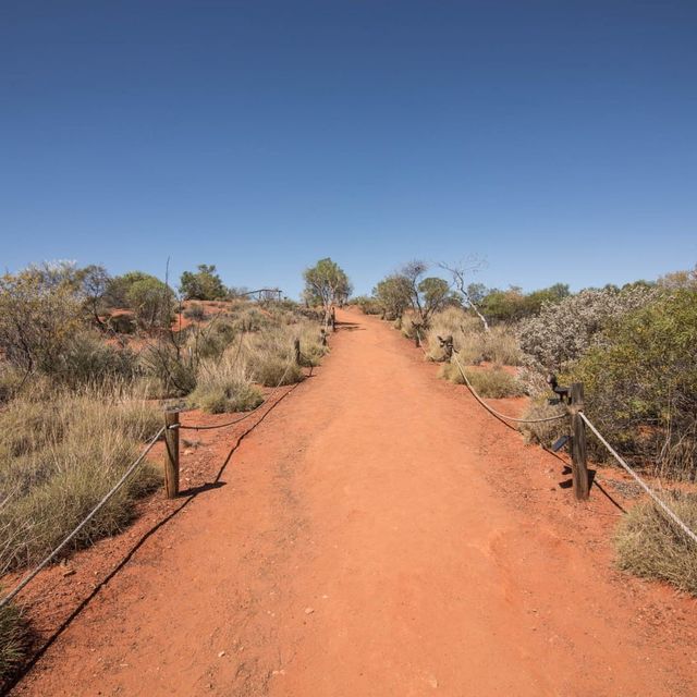Sand Dunes, Rocks, Plants at Uluṟu Aussie