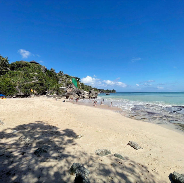 Secret beach on the island of Bali!