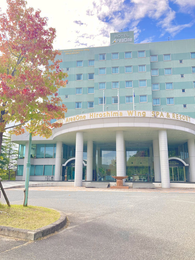 空港すぐ近ホテルで温泉を堪能♨️ 【広島旅】