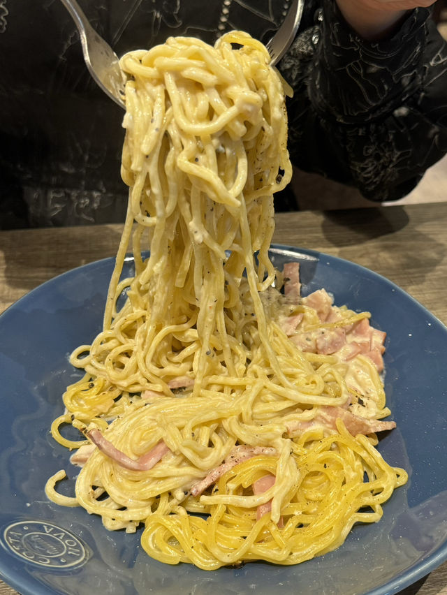 【山口旅行】 チーズの器でカルボナーラ