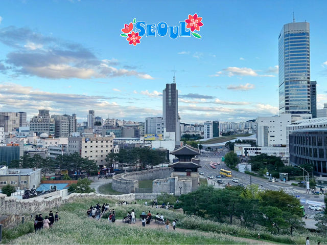 Secret local spot to watch sunset nearby Dongdaemun Design Plaza 