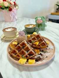 Perfect Coffee and Waffles at Kopi and Whisk