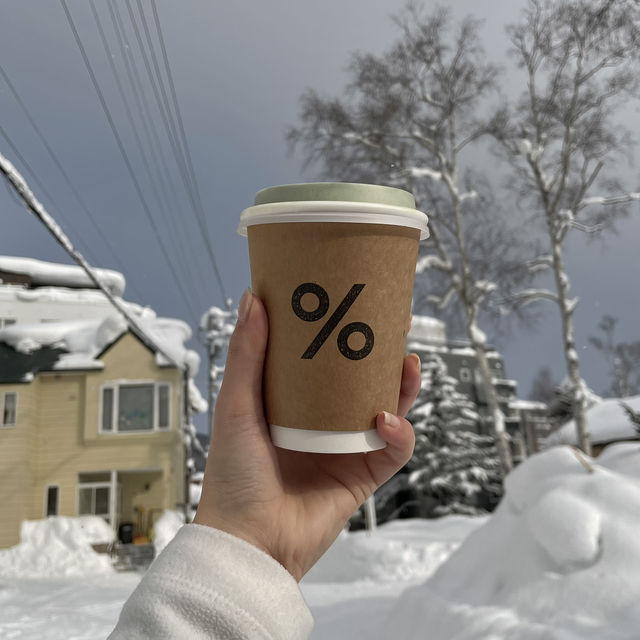 【北海道】雪の中にあるカフェ