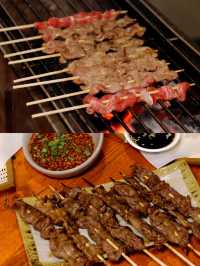 อิซากายะเนื้อย่างเสียบไม้ ใกล้สถานีรถไฟ🍢