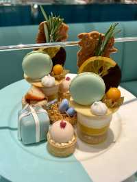 Luxury afternoon tea at Tiffany🩵