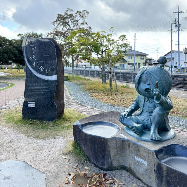 🇯🇵【鳥取県】水木しげるロード(^^)！ゲゲゲの鬼太郎！