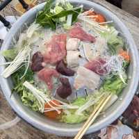 หมูกะทะ @แควน้อย ริเวอร์พาร์ค กาญจนบุรี