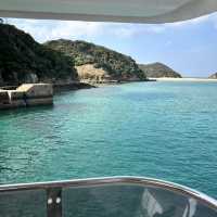 ☾︎長崎☽︎ エメラルドグリーンの海の色✨️
