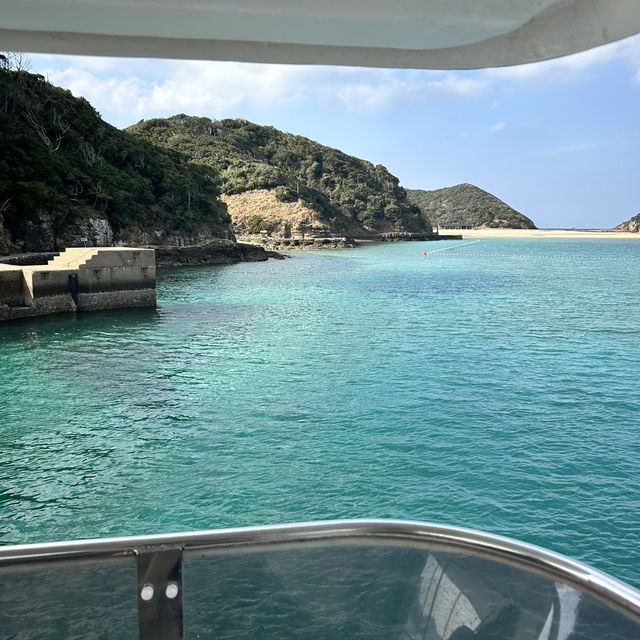 ☾︎長崎☽︎ エメラルドグリーンの海の色✨️