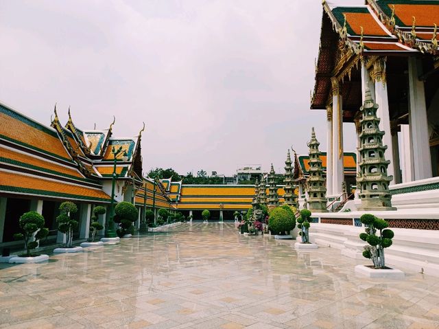 泰國曼谷市中心著名地標性寺廟景點：大鞦韆，適合拍照📸打卡冥想