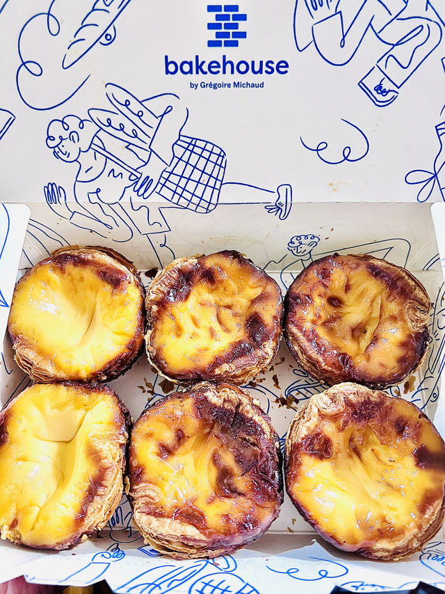 ［香港食記］Bakehouse-香港超人氣蛋塔💙💛