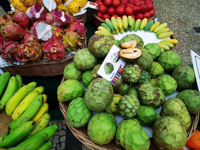 The Mercado dos Lavradores - Farmers' Market in Funchai, Madeira