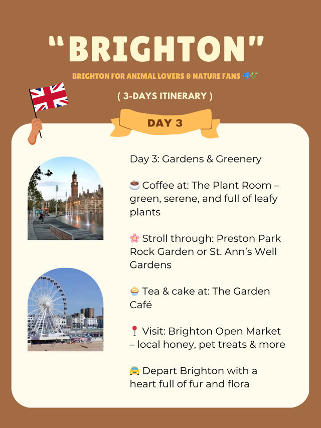 Brighton 3-days itinerary ❣️