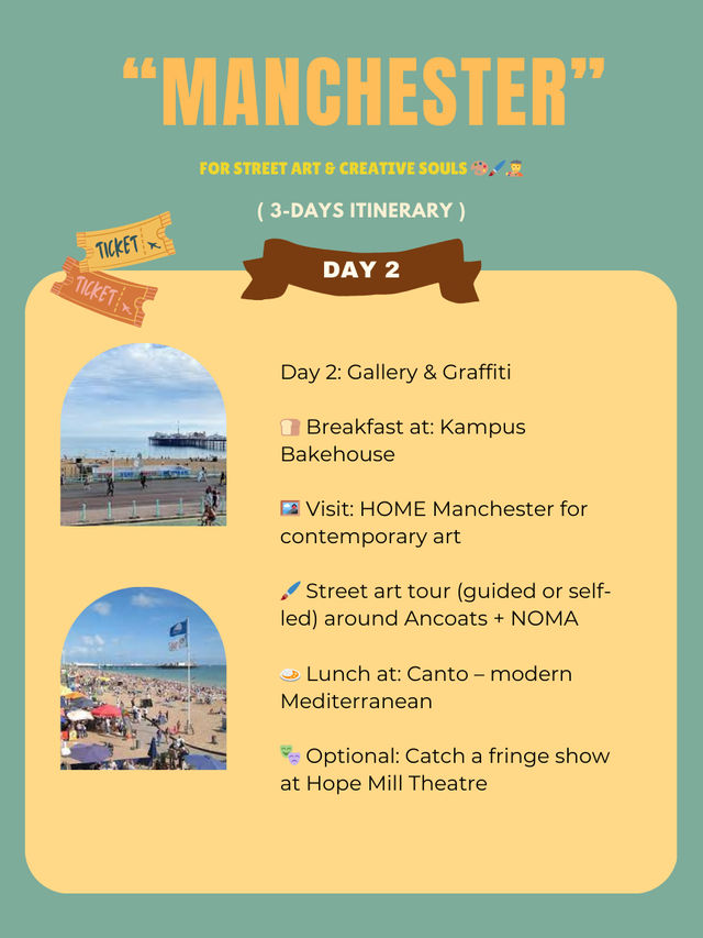 Manchester 3-days itinerary 💚