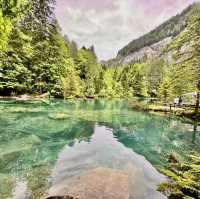 探訪阿爾卑斯山間的秘境～藍湖Blausee