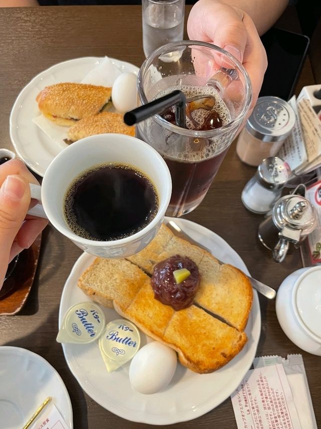 나고야 오구라 토스트 명소 – 카토 커피 (Kato Coffee)☕️