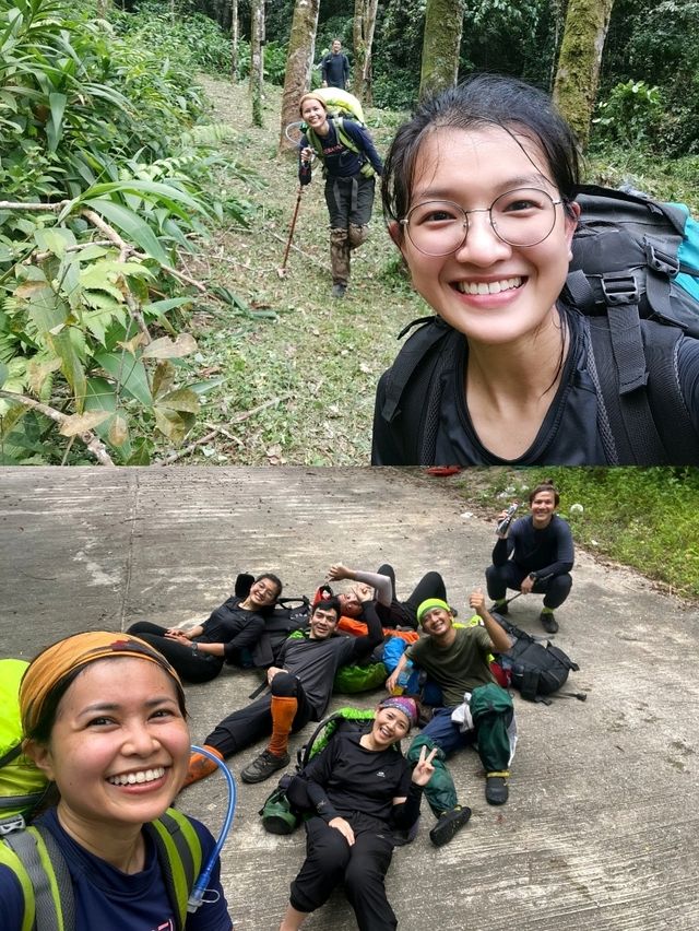 เขาหลวงนคร เนินลมฝน - หนานระฟ้า 1,600 m