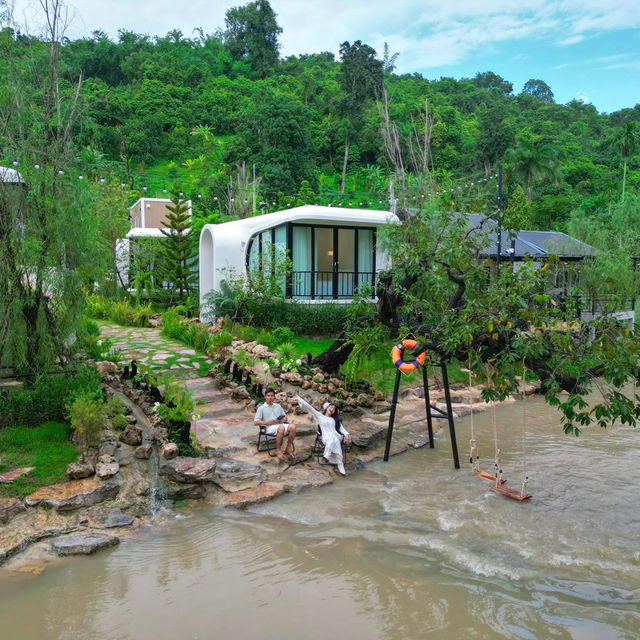 #ที่พักเปิดใหม่สระบุรี  หรูหราติดแกลม ชิดลำธาร