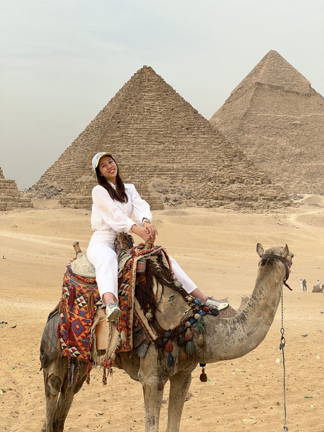 Once in a lifetime with great pyramid 🇪🇬🐪🐫🏜️