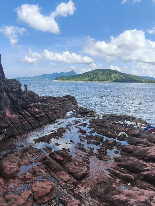 綠油油的海灘很寫意❤️❤️❤️