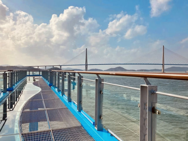 Mokpo Skywalk: Walking on Air Above Korea’s Southern Coast"** 🌊🌉   