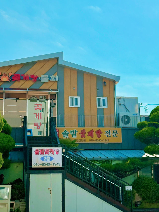 기장 오션뷰, 꽃게탕 맛집 : 솔밭횟집