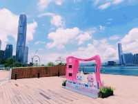 金鐘添馬公園看維港景色