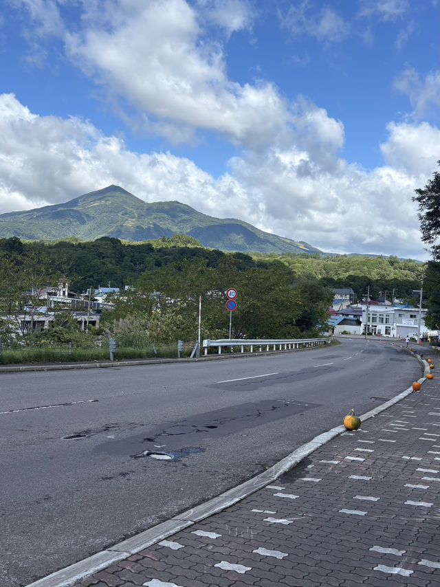 秋の訪れニセコ駅 秋の訪れニセコ駅
