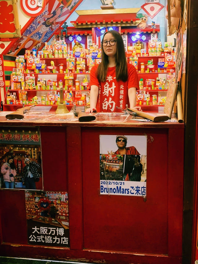 🇯🇵The Many Lights and Colors of Osaka🇯🇵Games and Food shops💕