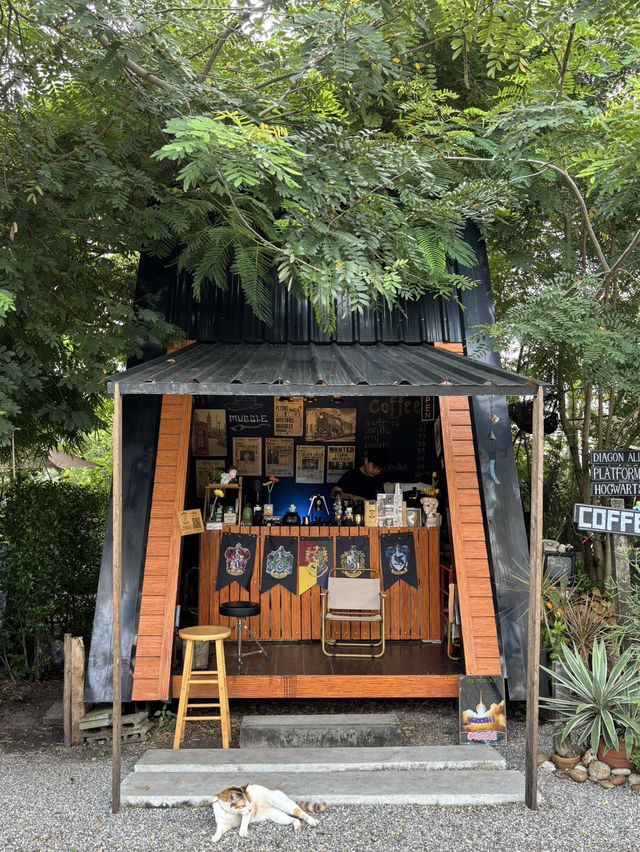Muggle slow bar คาเฟ่ลับๆในสวน ที่แปดริ้ว