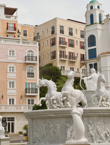 まるでヨーロッパ！ベトナム、フーコック島サンセットタウンの写真